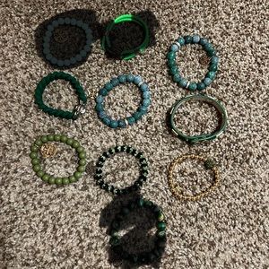 Rustic Cuff green bracelets EUC Buy 1 or buy them all
